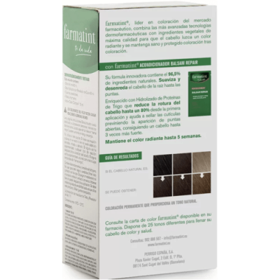 Farmatint 6N Rubio Oscuro 150ml Tinte Permanente Sin Amoniaco