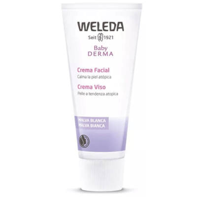Weleda Crema Facial Malva Blanca 50 ml para piel atópica bebé