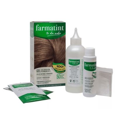 Farmatint 5D Castaño Claro Dorado 150ml sin amoniaco