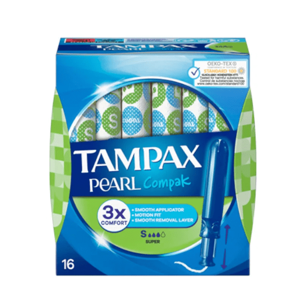 TAMPAX COMPACK PEARL SUPER 16