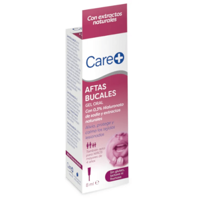 Care+ Gel para Aftas, Llagas y Heridas Bucales, 8 ml