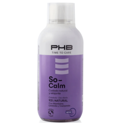 Colutorio PHB Time To Care So-Calm con camomila y lavanda 500ml
