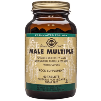 Solgar Male Multiple 60 Comprimidos - Multivitamínico para Hombres