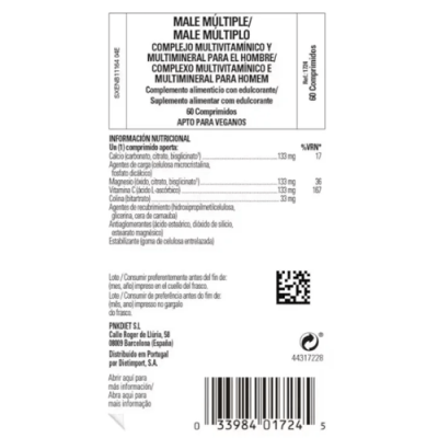 Solgar Male Multiple 60 Comprimidos - Multivitamínico para Hombres