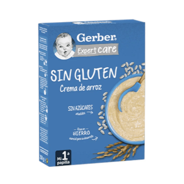 GERBER PAP CR ARROZ 250G