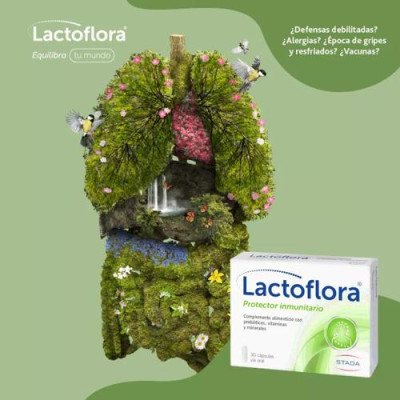 Lactoflora Protector Inmunitario probióticos y vitaminas 30 cáps