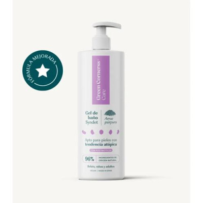 Green Cornerss Gel de Baño de Arroz Púrpura 400ml sin jabón