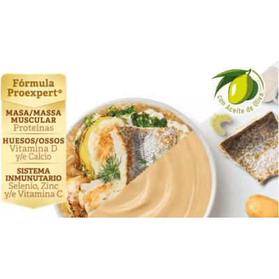 Meritene Puré de Merluza con Bechamel 300g - Nutrición Reforzada