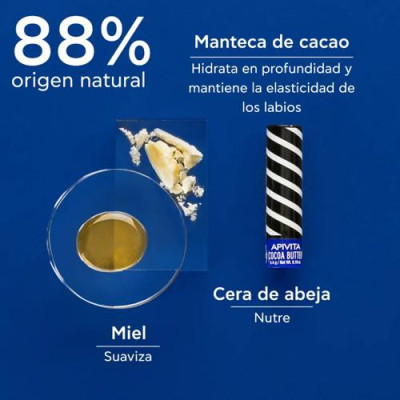 Apivita Bálsamo Labial Manteca de Cacao SPF 20 – Hidratación y Protección