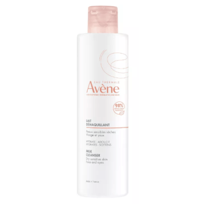 Avène Leche Limpiadora 200 ml para piel sensible y maquillaje