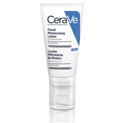 CeraVe Loción Hidratante Facial 52 ml Hidratación y Protección
