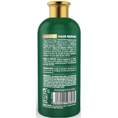 Farmatint Champú Hair Repair 250ml: Nutrición y Volumen Natural