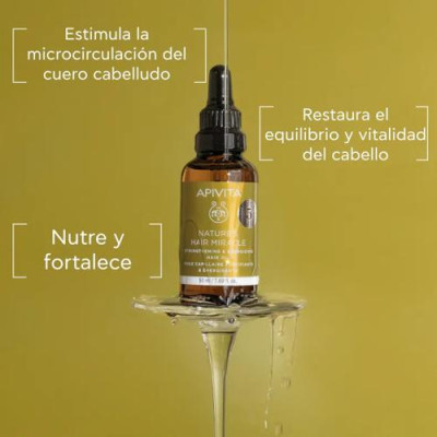 Apivita Aceite Fortificante y Energizante para Cabello 50ml