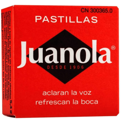 Pastillas Juanola 5,4g: Aliento fresco y sabor único