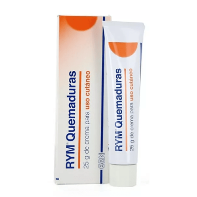 RYM Quemaduras 25g - Crema para quemaduras y cicatrización rápida
