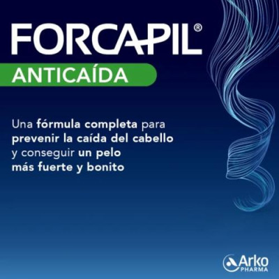 Forcapil Anticaída Cabello 2+1 90 cápsulas | Fortalece tu pelo