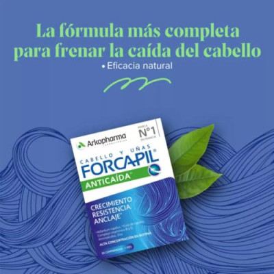Forcapil Anticaída Cabello 30 cápsulas para caída y refuerzo