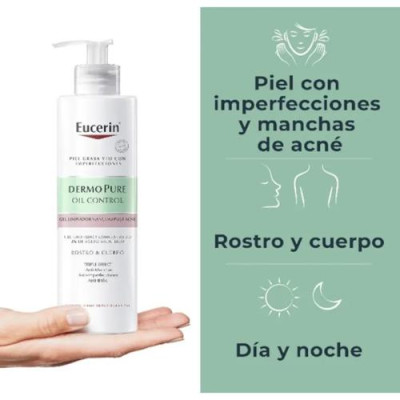 Eucerin DermoPure Gel Limpiador 400ml: Antimanchas y Antiacné