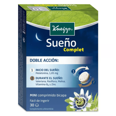 Kneipp Sueño Complet 30 comprimidos para dormir mejor y relajarse