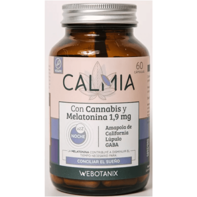 Webotanix Calmia Noche 60 cápsulas para dormir mejor y relajarse