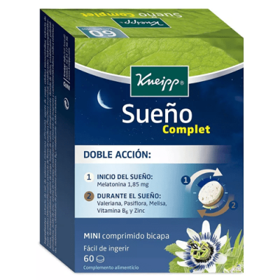 Kneipp Sueño Complet 60 comprimidos para un descanso reparador