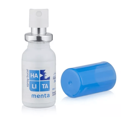 Halita Spray Menta 15ml elimina el mal aliento y refresca