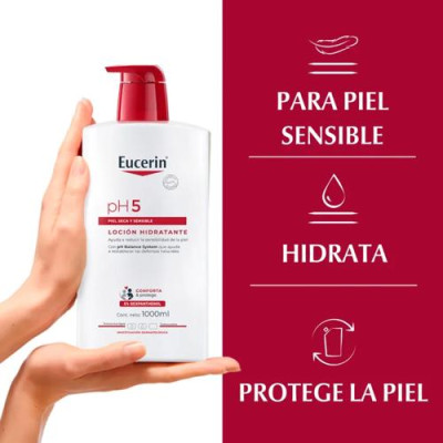 Eucerin pH5 Loción Hidratante Corporal 1L para piel sensible
