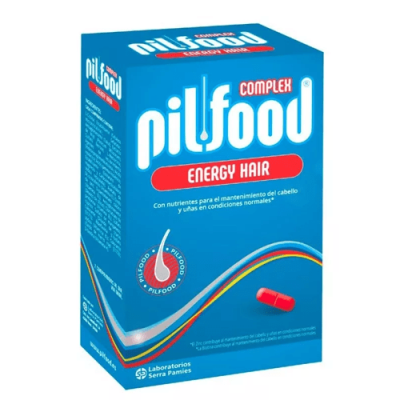 Pilfood Complex Energy Hair 180 Cápsulas para cabello y uñas