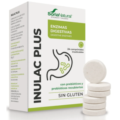 Soria Natural Inulac Plus 24 Comprimidos para la Digestión Sana