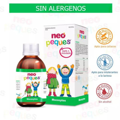 Neo Peques Mocos y Tos 150ml: jarabe para mucosidad y tos infantil