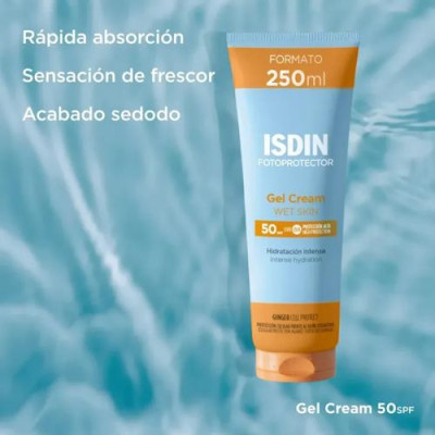 Isdin Fotoprotector Gel Crema SPF50 2x1, protección diaria
