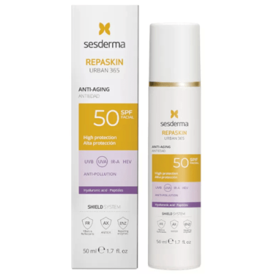 Sesderma Repaskin Urban 365 Antiedad SPF50 50ml | Protección y Rejuvenecimiento