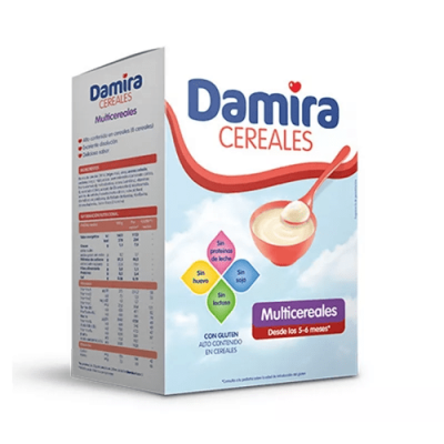 Damira Multicereales 600gr: cereales para bebés desde 5 meses
