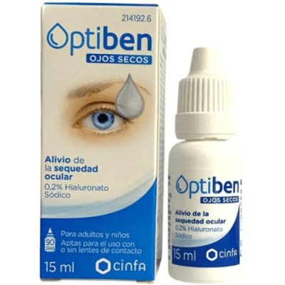 Optiben Ojos Secos Gotas - Hidratación y Calma para tus Ojos