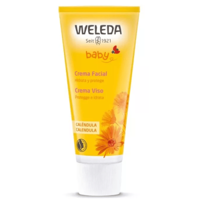 Weleda Crema Facial Bebé Caléndula 50ml, hidratación natural