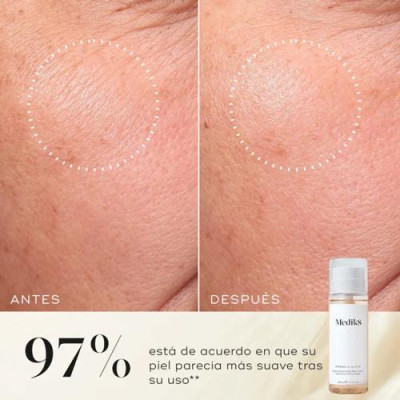 Tónico facial exfoliante con PHA y Aloe Vera, apto para veganos