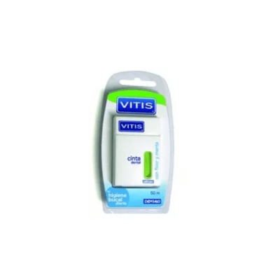 Cinta Dental Vitis Flúor y Menta 55m – Limpieza y Protección Dental