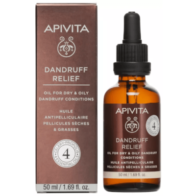 Apivita Aceite Anticaspa Seca o Grasa 50ml | Solución Natural