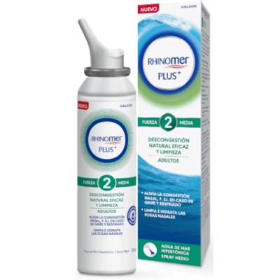 Rhinomer Plus 2 Fuerza Media Spray Nasal 100% Natural 20ml