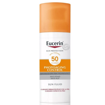 Eucerin Fluido Solar Facial Anti-Edad SPF50+ 50ml Protección