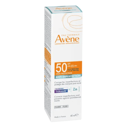 Avène Fluido Anti-Imperfecciones SPF50 para piel grasa 40ml
