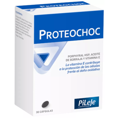 Pileje Proteochoc 36 Cápsulas - Protección Celular y Antioxidante
