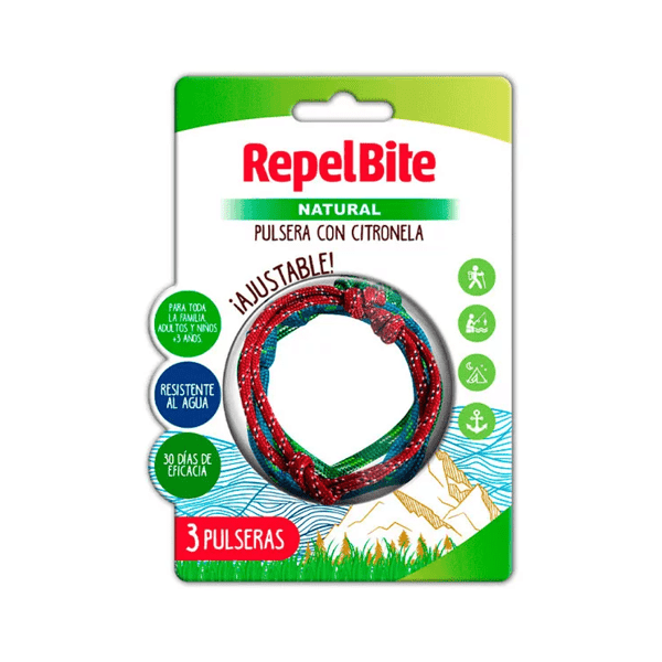 REPELBITE PULSERA CUERDAS 5UNI