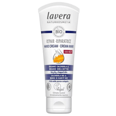 Lavera Crema Manos Reparadora SOS 75ml para piel seca y dañada