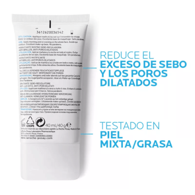 La Roche Posay Effaclar Mat 40ml: hidratante matificante piel grasa