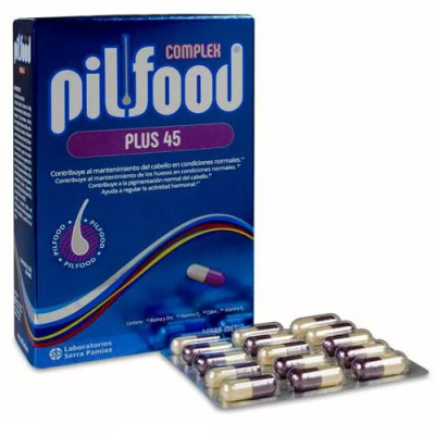 Pilfood Complex Plus Cápsulas Menopausia Anticaída 90 uds