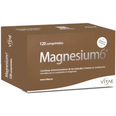 Vitae Magnesium6: magnesio, B6 y taurina para músculos y ánimo