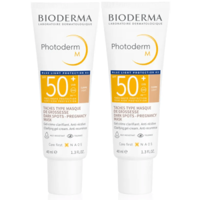 Bioderma Photoderm M Claro SPF50+ 2x40ml para melasma y manchas