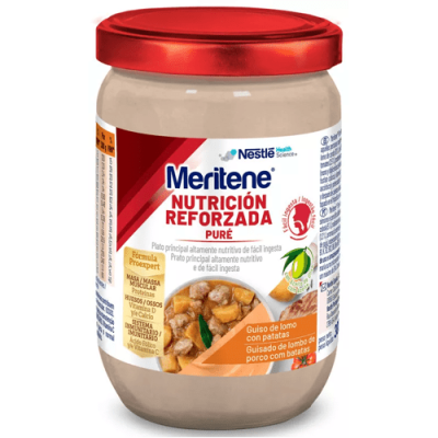 Meritene Puré Lomo con Patatas 300g, Nutrición y Fácil Ingesta
