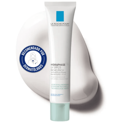 La Roche Posay Hydraphase HA UV Rica SPF25 40ml para piel seca